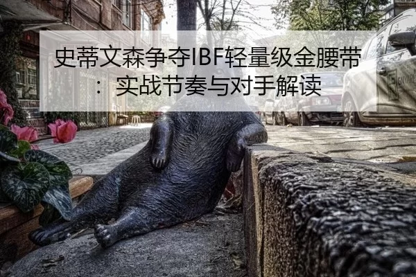 史蒂文森争夺IBF轻量级金腰带：实战节奏与对手解读